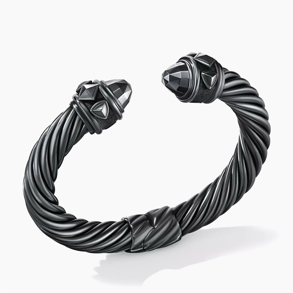 David Yurman blackened silver renaissance bracelet